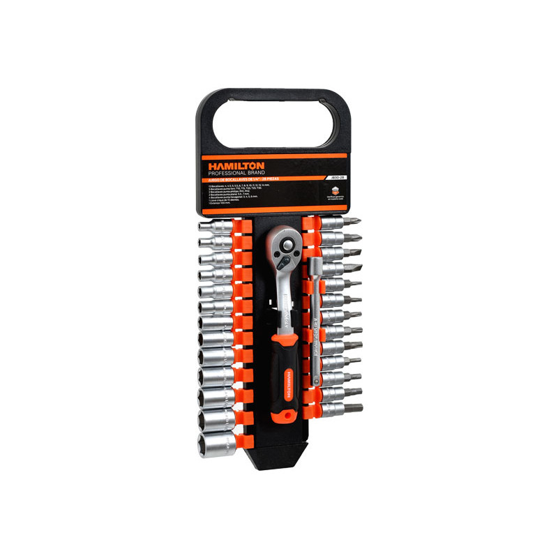 JUEGO DE BOCALLAVES HAMILTON 1/4 -28 PZ JB30-28