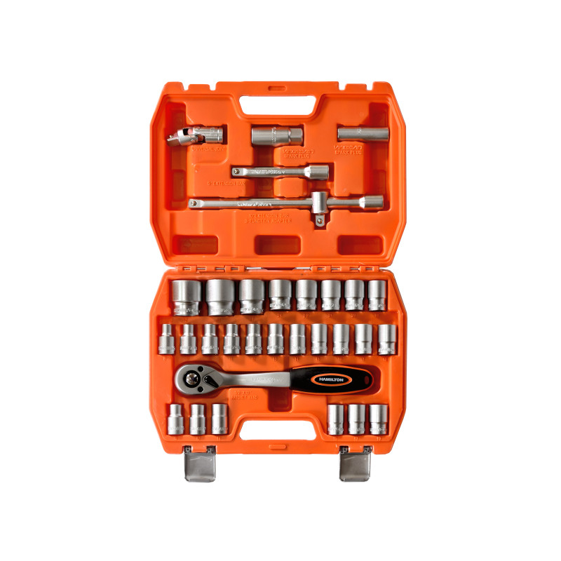 JUEGO DE BOCALLAVES 1/2" 32 PZ HAMILTON JB12