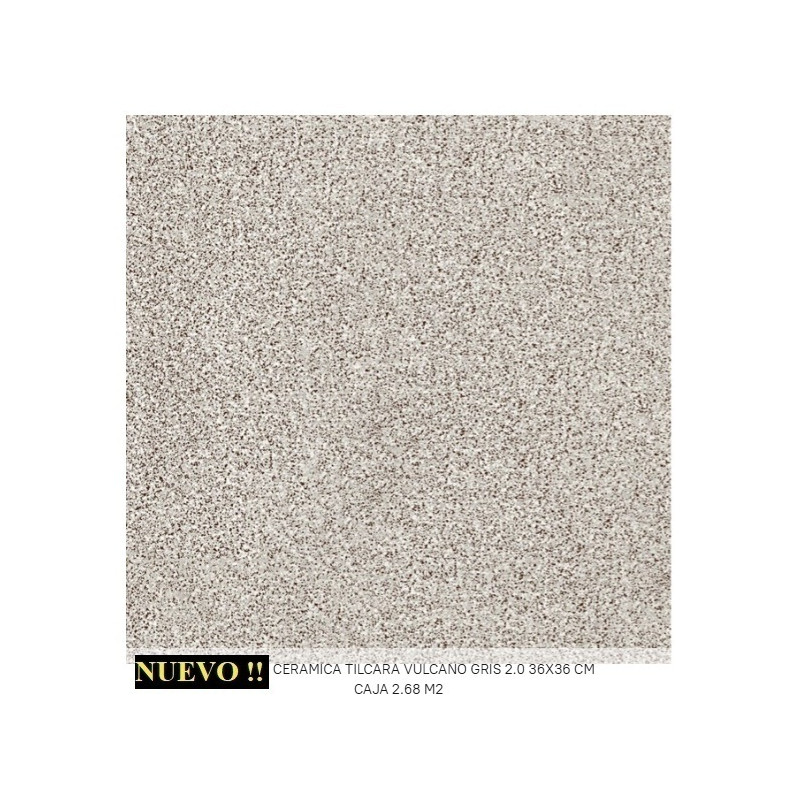 TILCARA VULCANO GRIS 36X36 2DA (CAJA 2.68 M2)