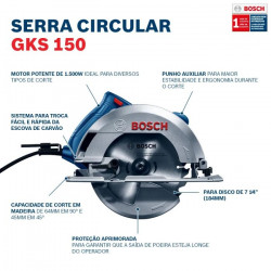 SIERRA CIRCULAR GKS 150 STD 1500W 06016B30H0