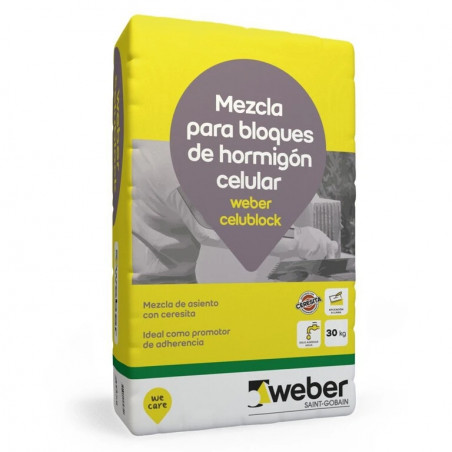 WEBER CELUBLOCK BOLSA X 30KG