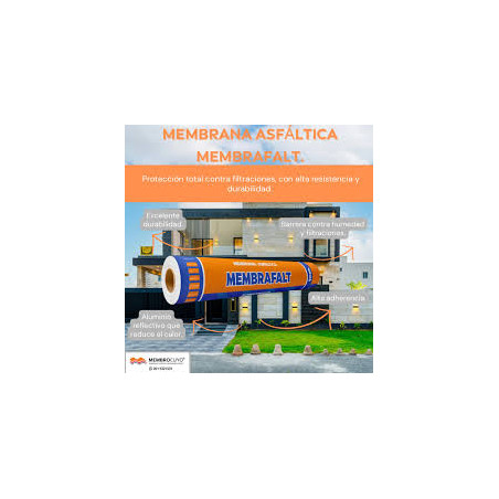 ROLLO MEMBRANA ASFALTICA MEMBRAFALT 32KG MP35