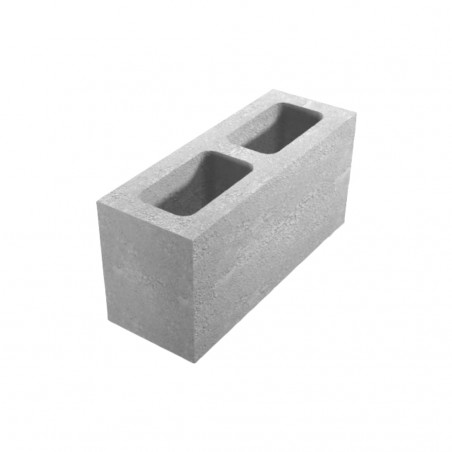 BLOQUE LISO CEMENTO 13X19X39