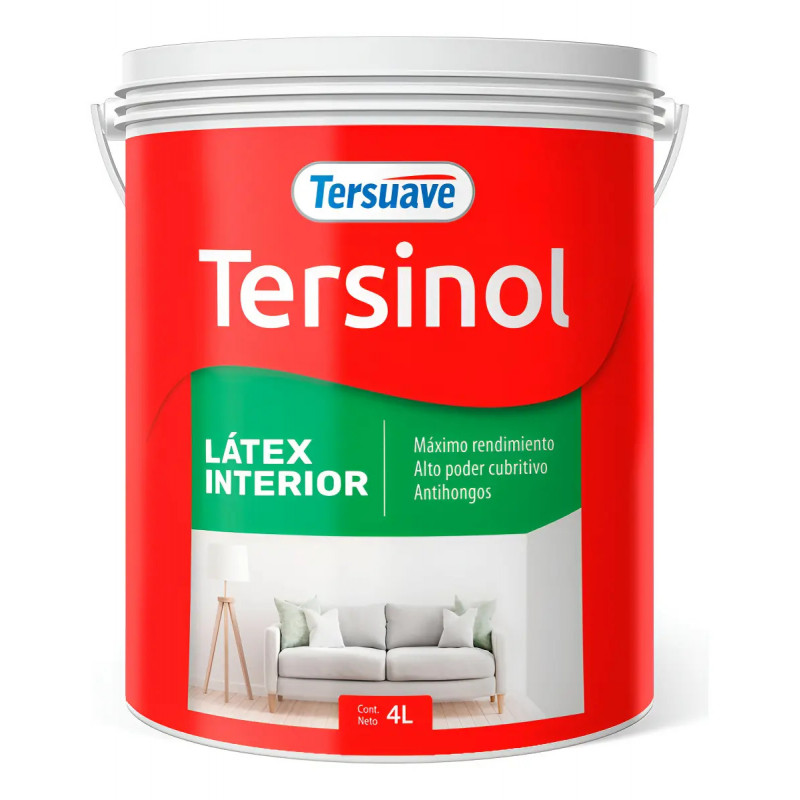 TERSINOL LATEX INTERIOR BLANCO 4 LT