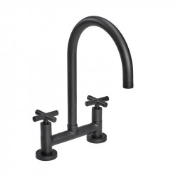 GRIFERIA MESADA BIMANDO CIERRE CERAMICO BLACK VELVET 51-190 PEIRANO