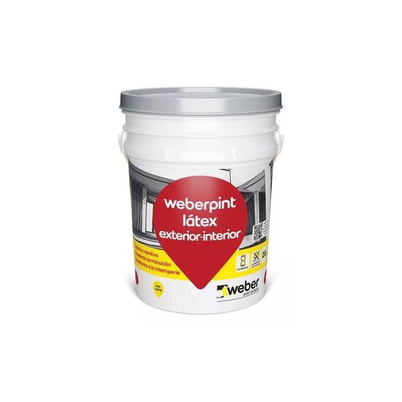 LATEX  EXTERIOR/INTERIOR 20 LTS WEBERPINT