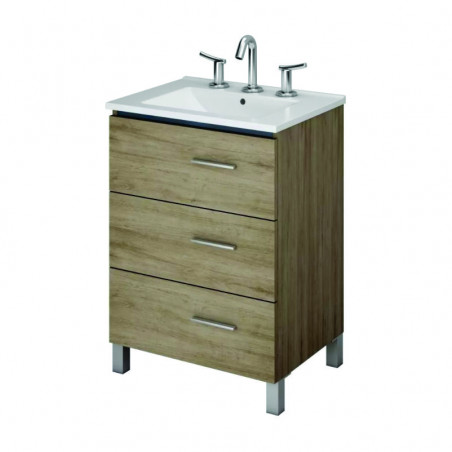 VANITORY DONNA CAJU C/MESADA BUONA 60CM SCHNEIDER