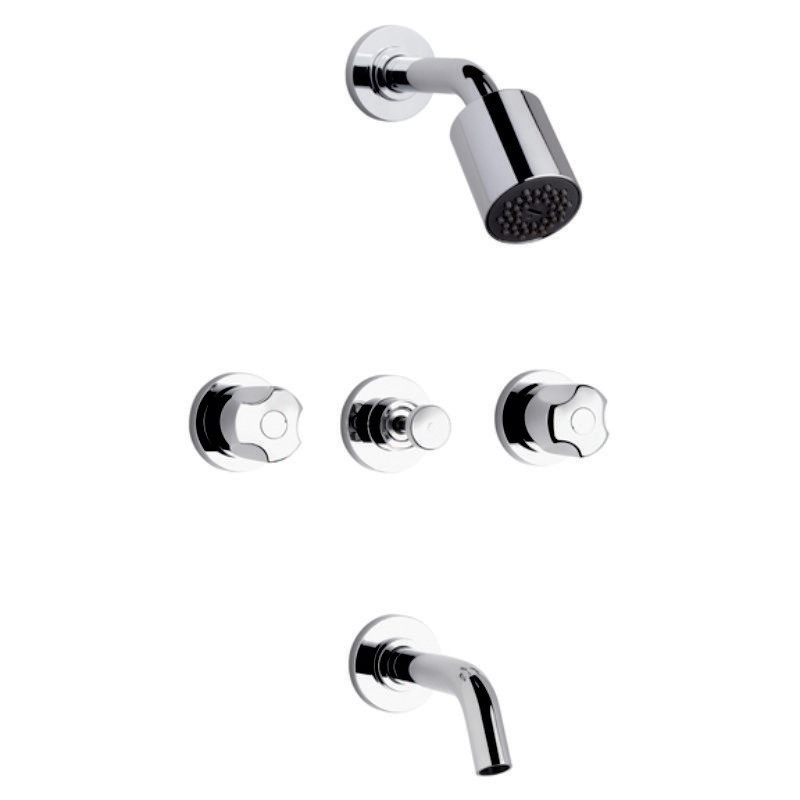 GRIFERIA DUCHA C/TRANSF PAMPA 0103/B6 CR FV