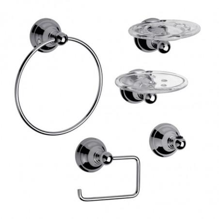 KIT DE ACCESORIOS BAÑO NEWPORT 0179.05/B2  CR FV