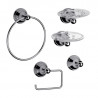 KIT DE ACCESORIOS BAÑO NEWPORT 0179.05/B2  CR FV