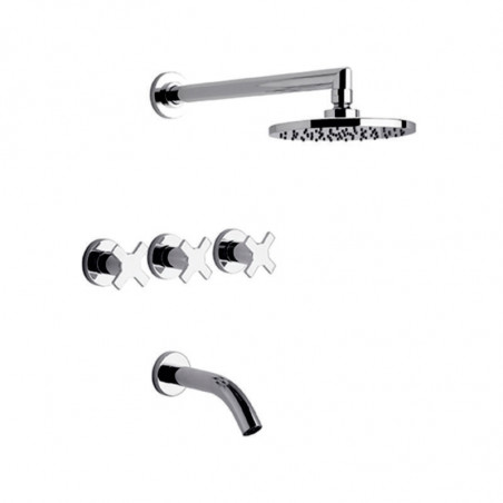 GRIFERIA DUCHA C/TRANSF ALERCE 0103/D7 CR FV