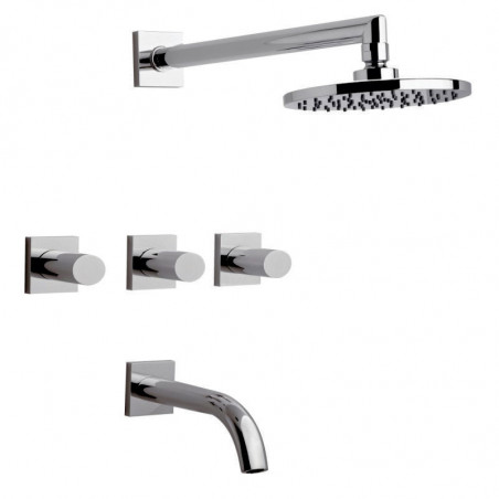 GRIFERIA DUCHA C/TRANSF MELODY 0103/28 CR FV