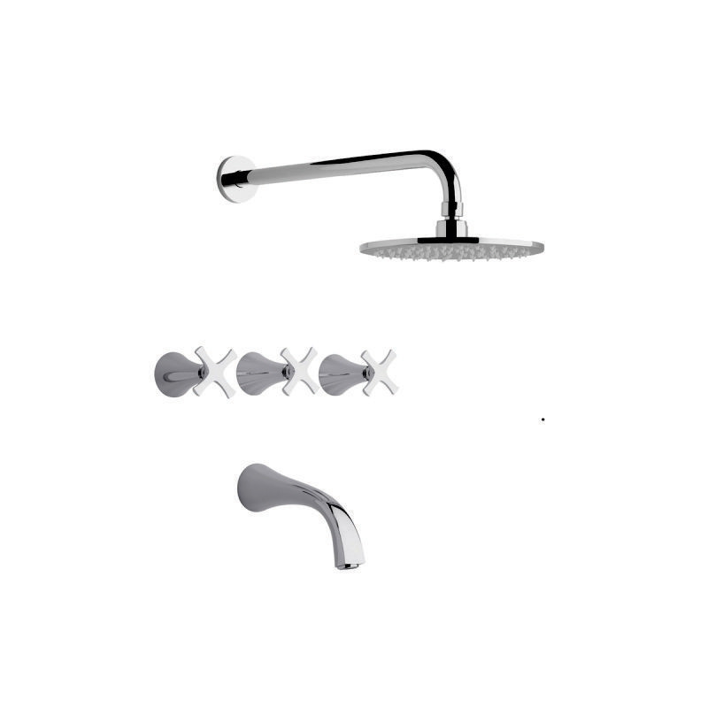 GRIFERIA DUCHA C/TRANSF ALESIA 0103/49 CR FV