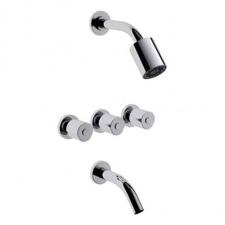 GRIFERIA DUCHA C/TRANSF OBERA 0103/G5 CR FV