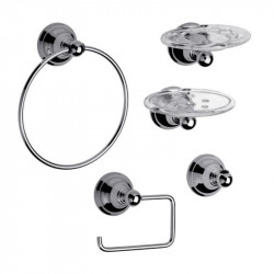KIT DE ACCESORIOS BAÑO NEWPORT 0179.05/B2  CR FV