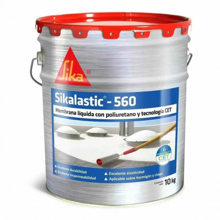 SIKALASTIC 560 BLANCO x 10 KG MEMB.LIQ C/POLIURET