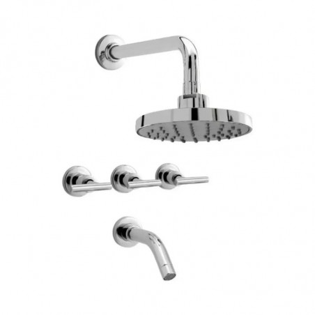 GRIFERIA DUCHA EMBUTIR SIN TRANSFERENCIA CIERRE CERAMICO ADRA 81-162 PEIRANO